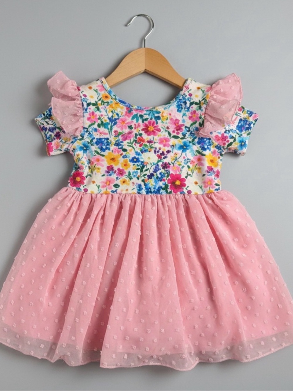 Pink Floral Dress